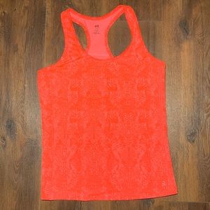 H&M Pink Snake Print Racer Back Tank